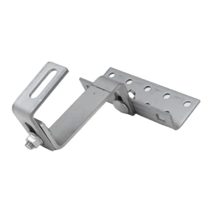 Crochet de Toit Vario Classe 5-6-5 - 3x Réglable Acier Inoxydable 1.4016 - 120 mm - Renforcé