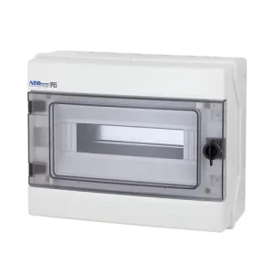 Coffret de distribution étanche RH-12 12 modules 1 rangée IP65 IK07 330x260x138mm