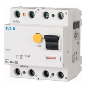 Disjoncteur différentiel 4P 40A 6kA 100mA Type A