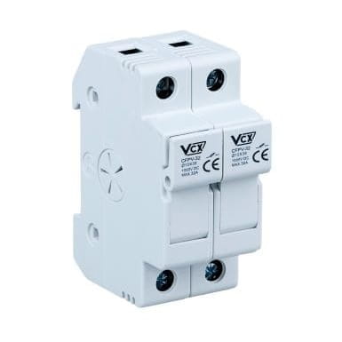 Socle fusible 2P 32A 10x38 1000V DC CFPV-32 GPV-401-12