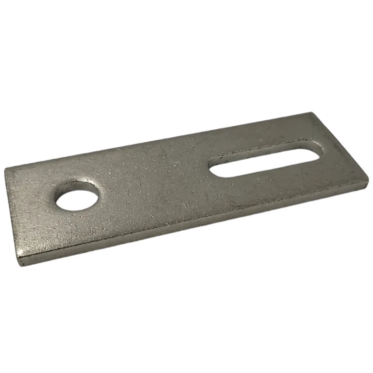 Bevestigingsadapter M12 110x40x5 Materiaal 1.4301 PV-07-06