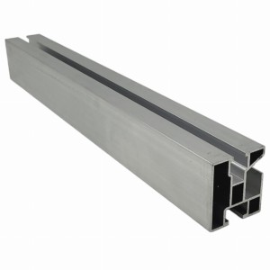 Profilé aluminium 665cm 45x40 avec canal pour câble 90509