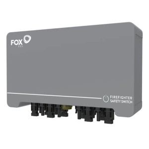 Disjoncteur de sécurité incendie Fox S-Box pour PV 4 strings 1500V DC IP66