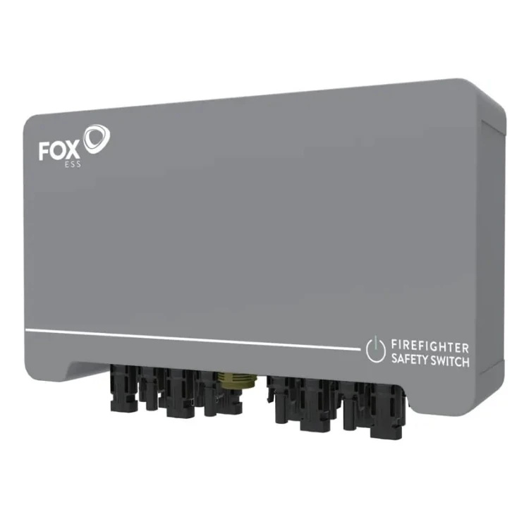 Interrupteur coupe-feu pour PV - S-Box, 4 branches Fox GPV-408-02