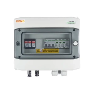 Aansluitdoos DC+AC overspanningsbeveiliging 1000V type 1+2 / ogr. AC type 1+2, 10A, 3-F, SH-78 DCAC aansluitdoos