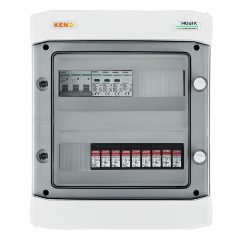 Aansluitdoos met DC + AC overspanningsbeveiliging, type 1+2, type SH-717 DCAC GPV-409-04