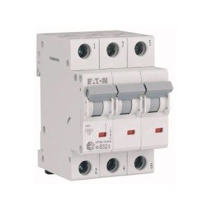 Disjoncteur Eaton B 32A 3P 6kA xPole Home HN