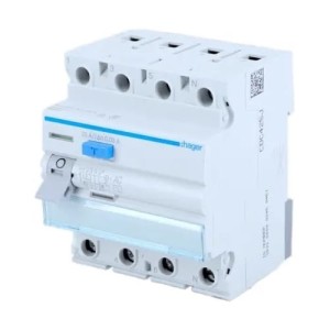 Disjoncteur différentiel Hager 40A 4P 30mA Type AC