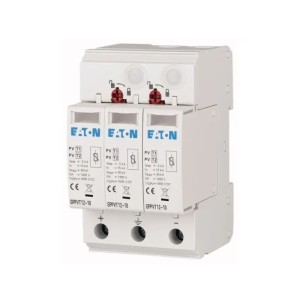 Parafoudre Eaton PV DC Type 1+2 (Classe B+C) 1000V 2P+N 15kA 3,7kV