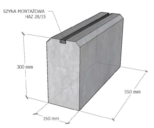 Ballastvoet voor warmtepomp PP550 - set van 2 stuks GPV-600-05 (2)