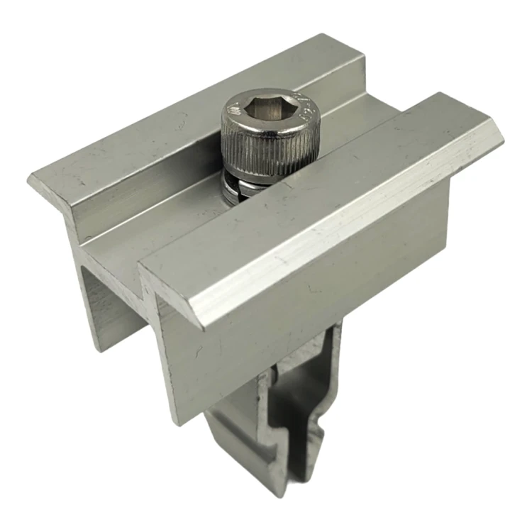 Pince centrale KLIK peinture argentée L50 (type 2) PV-04-13