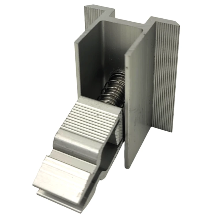 Pince centrale KLIK peinture argentée L50 (type 2) PV-04-13 (2)