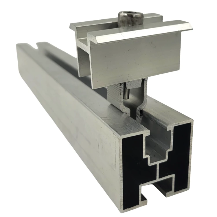 Pince centrale KLIK peinture argentée L50 (type 2) PV-04-13 (3)