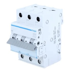 Disjoncteur Hager C 25A 3P 6kA