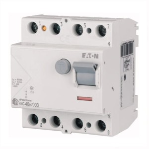 Disjoncteur différentiel Eaton 4P 40A 6kA 30mA Type AC
