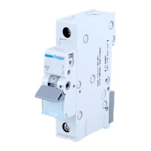 Hager Overstroomschakelaar B 6A 1P 6kA GPV-401-65