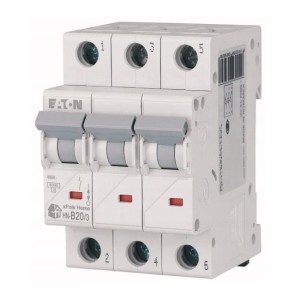 Eaton Overstroomschakelaar B 20A 3P 6kA