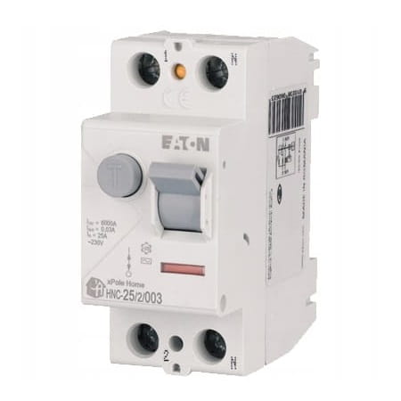 Eaton Disjoncteur à courant résiduel 2P 25A 6kA 30mA AC type GPV-401-70