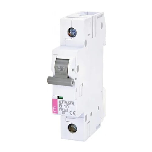 ETI Disjoncteur de surintensité B 10A 1P 6kA GPV-401-78