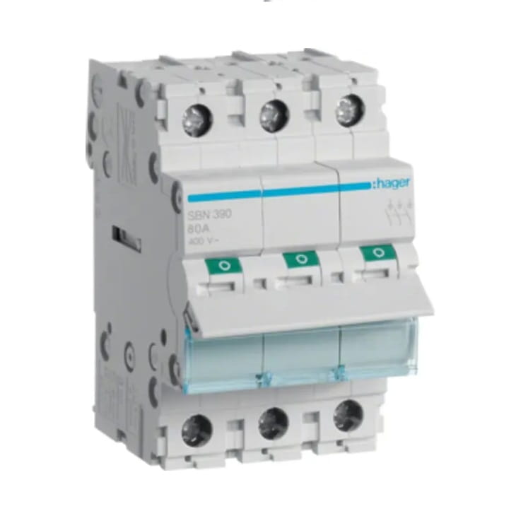 Hager Interrupteur-sectionneur triphasé 3P 100A 400V AC GPV-401-85