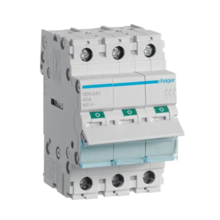 Hager Interrupteur-sectionneur triphasé 3P 40A 400V AC GPV-401-95