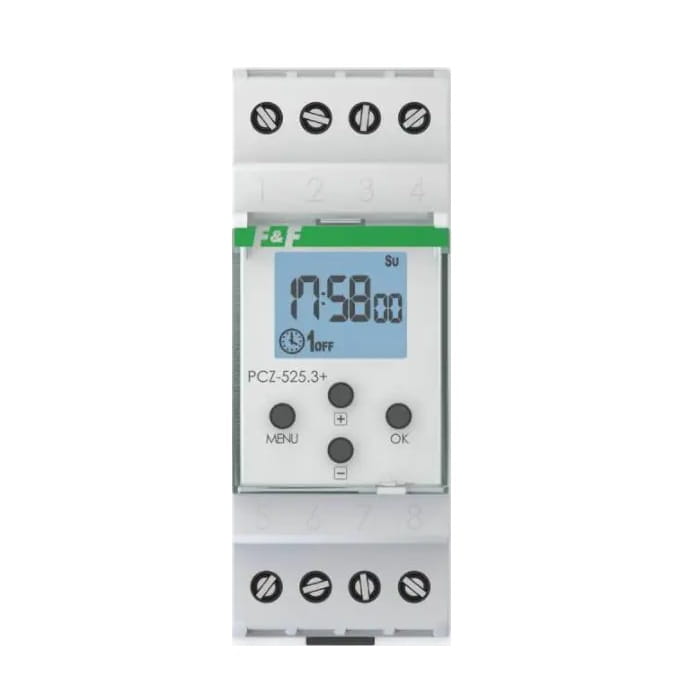 F&F Filipowski Minuterie astronomique programmable avec intervalle de nuit 1 canal GPV-401-108