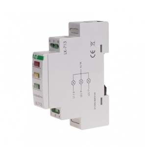 F&F Filipowski Lampe témoin 3×230V+N 3xLED verte