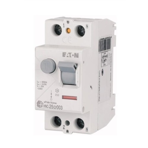 Eaton Disjoncteur à courant résiduel 2P 40A 6kA 30mA typ AC GPV-401-124