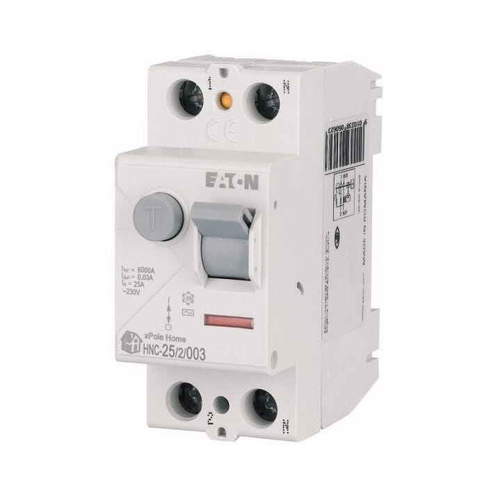 Eaton Disjoncteur à courant résiduel 2P 40A 6kA 30mA typ AC GPV-401-124