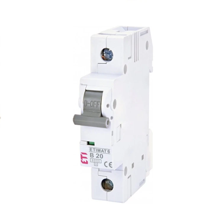 ETI Disjoncteur de surintensité B 20A 1P 6kA GPV-401-126
