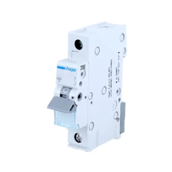 Hager Disjoncteur de surintensité B 25A 1P 6kA GPV-401-127