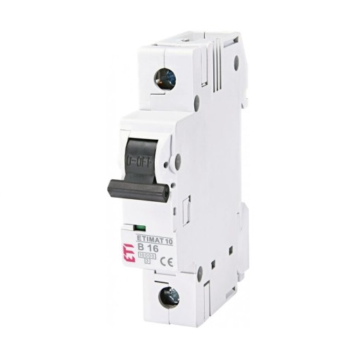 ETI Disjoncteur de surintensité B 16A 1P 10kA GPV-401-131