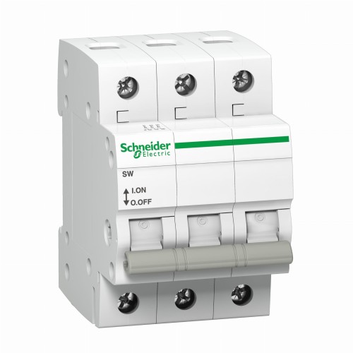 Schneider Electric Interrupteur-sectionneur triphasé 3P 63A 500V AC K60 SW-63-3 Acti9 GPV-401-139