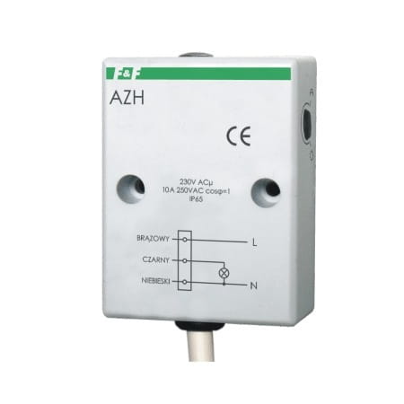 F&F Filipowski Automatische schemerschakelaar 10A 230V 2-1000 lux IP65 GPV-401-140