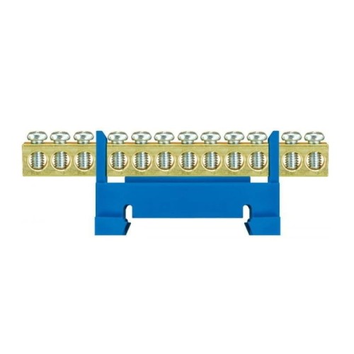 Pawbol Bornier bleu LZ 12 / N 12x16mm2 montage GPV-401-145