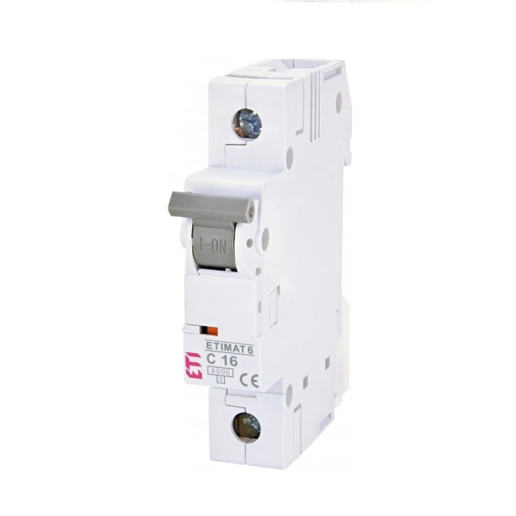 ETI Disjoncteur de surintensité C 16A 1P 6kA GPV-401-147