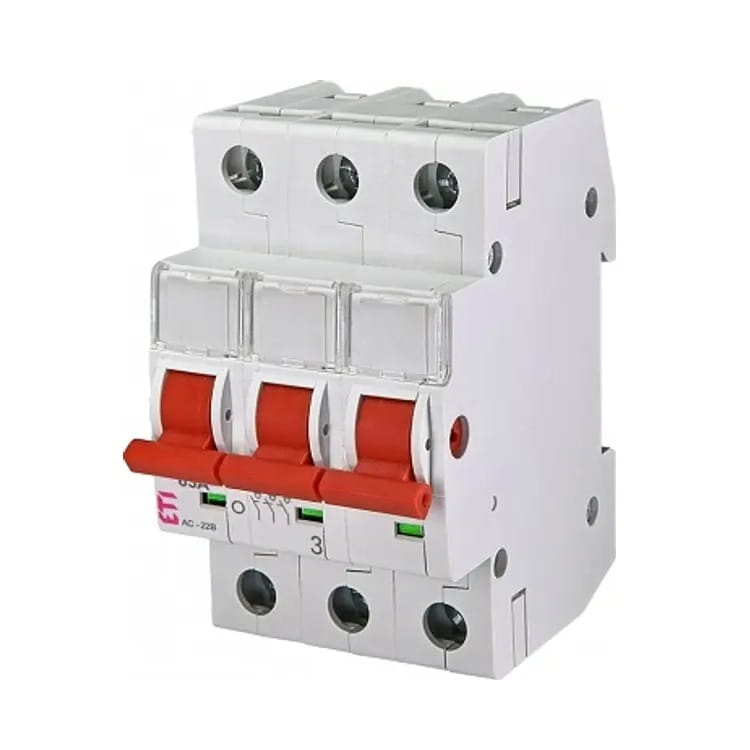 ETI Interrupteur-sectionneur triphasé 3P 63A 400V AC GPV-401-150