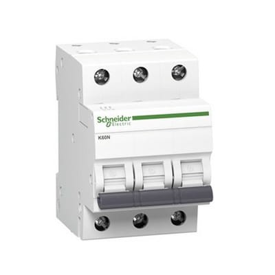 Schneider Electric Overstroomschakelaar B 25A 3P 6kA K60N-B25-3 Acti9 GPV-401-153