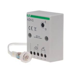 F&F Filipowski Interrupteur crépusculaire automatique 16A 230V 2-1000 lux IP20/65