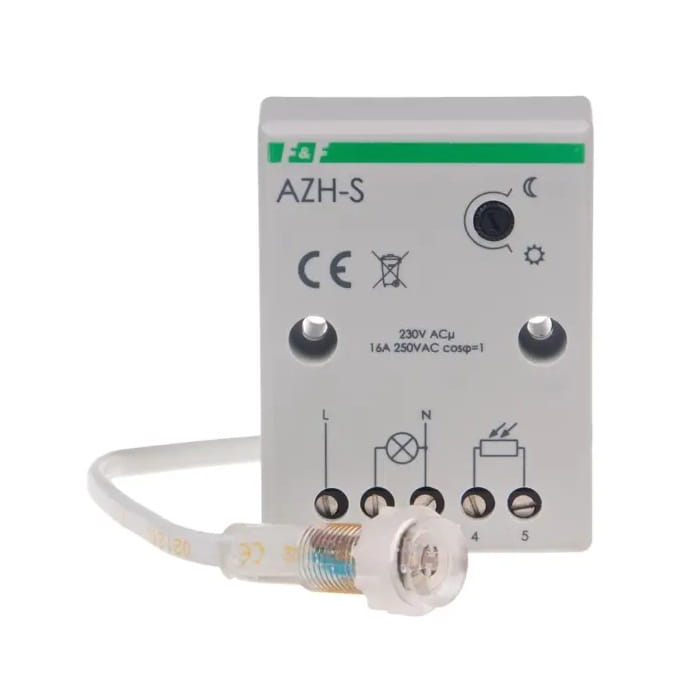 F&F Filipowski Interrupteur crépusculaire automatique 16A 230V 2-1000 lux IP20/65 GPV-401-181 (2)