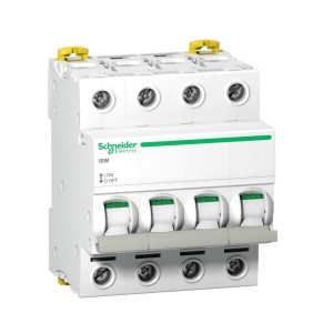 Schneider Electric Werkschakelaar 3-fasige 4P 100A 415V AC iSW-100-4 Acti9