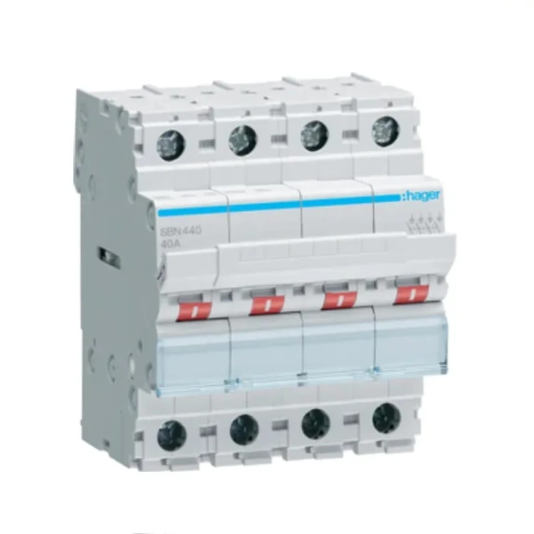 Hager Interrupteur-sectionneur triphasé 4P 40A 400V AC GPV-401-190