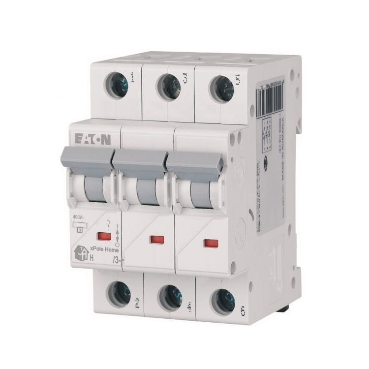 Eaton Disjoncteur de surintensité C 63A 3P 6kA GPV-401-208