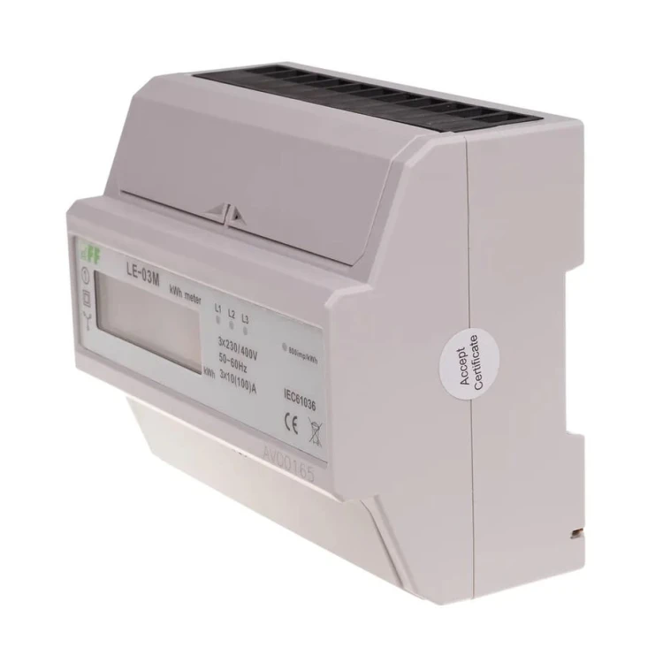 F&F FILIPOWSKI Compteur d'électricité triphasé 100A LE-03M GPV-401-215 (2)