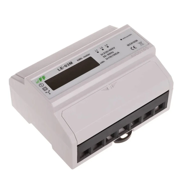 F&F FILIPOWSKI Compteur d'électricité triphasé 100A LE-03M GPV-401-215 (3)