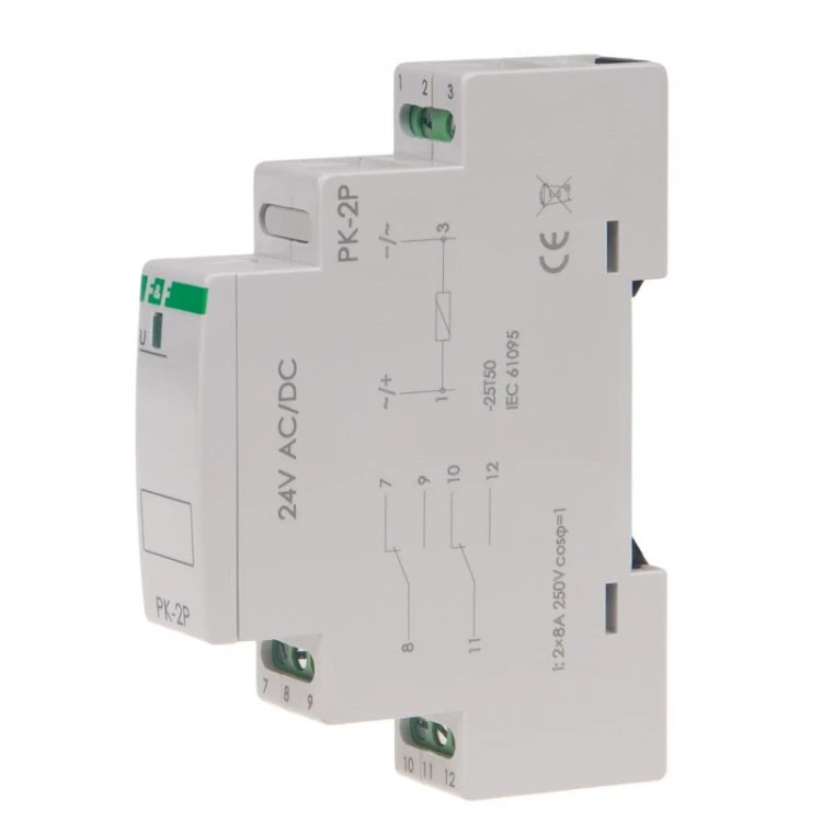 F&F Filipowski Relais électromagnétique 24V AC/DC GPV-401-221