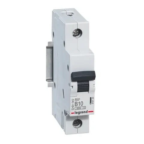 Legrand Disjoncteur de surintensité B 10A 1P 6kA RX3 GPV-401-229