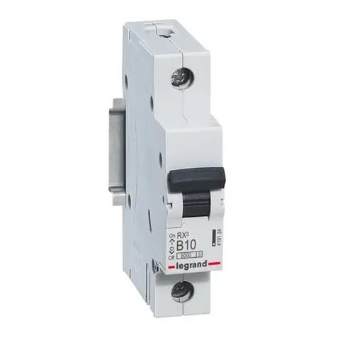 Legrand Disjoncteur de surintensité B 10A 1P 6kA RX3 GPV-401-229