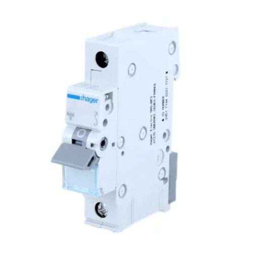 Hager Overstroomschakelaar C 2A 1P 6kA GPV-401-231