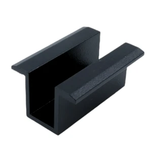 Middenklem H24 Aluminium 6060 Gat M8 gelakt